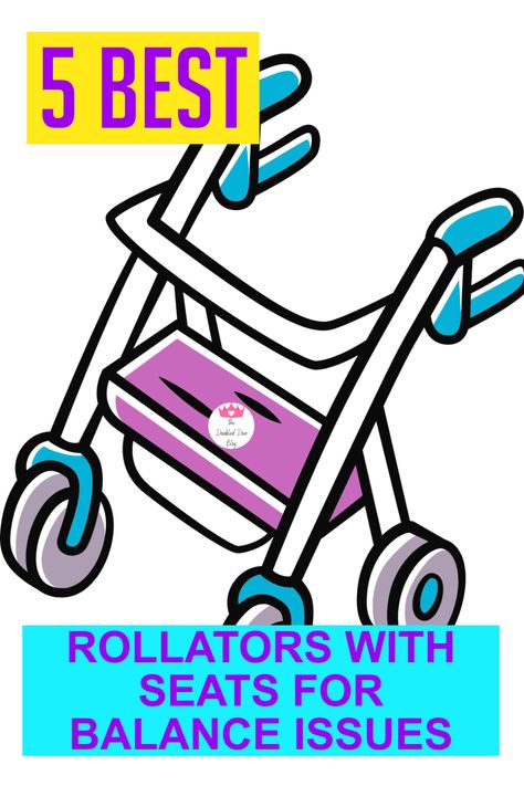 Have balance issues from fibromyalgia, MS, migraine, or another chronic illness? In this article, The Disabled Diva shares what to look for when purchasing a rollator walker with seat and her top 5 picks! Walker For Seniors, Chronic Pain Relief, Knee Pain Relief, Mobility Aids, Work Hard Play Hard, Healthy Aging, Senior Living, Not Ready, Knee Pain