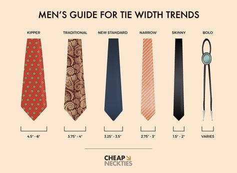 Men's Guide to Tie Width Trends | Men's Neckwear Fashion Tips Tie Knots Men, Ties Knots, Types Of Ties, Dresses By Color, Gay Outfit, Tie Length, Mens Tie, Come Undone, Backless Prom Dresses