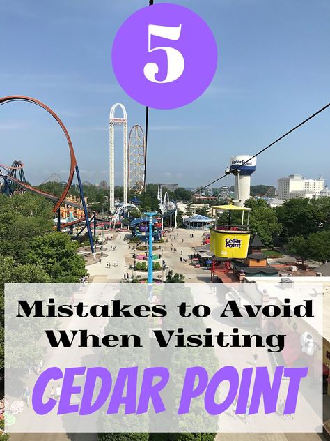 5 Mistakes to Avoid When Visiting Cedar Point in Sandusky, Ohio Amusement Park Outfit Summer, Cedar Point Ohio, Things To Do Orlando, Amusement Park Outfit, Ohio Vacations, Cedar Point Amusement Park, Best Amusement Parks, Sandusky Ohio, Travel Trailer Camping