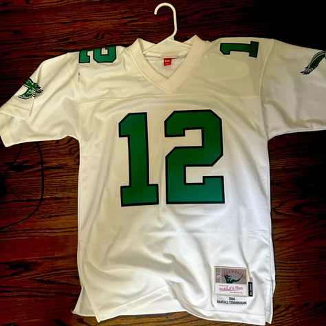 Authentic!!! Small Black Mark That I Can (Probably) Get Off (Seen In Picture) New Without Tags Thrift Inspiration, Randall Cunningham, Sporty Outfits Men, Baseball Fashion, Estilo Swag, Nfl Jersey, Baggy Clothes, Streetwear Tops, Streetwear Men Outfits