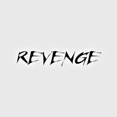 Revenge Tattoo Design, Revenge Tattoo, Caleb Plant, The Slim Shady, Sweet Revenge, Bubble Letters, Slim Shady, Tattoo Lettering, Tattoos And Piercings