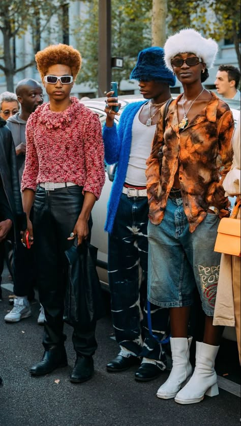 Black People Fashion, Amine Style, Mens Festival Outfits, African Street Style, Boys Aesthetic Outfits, High Fashion Streetwear, 2020s Fashion, Ugly Fashion, Street Couture