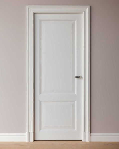 White Main Door, Door Frame Design Wooden, Architrave Ideas, White Wood Door, Door Frame Design, Door Architrave, Interior Doors Styles, Architrave Door, White Wooden Doors