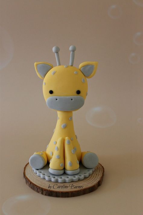 Fondant giraffe baby shower cake topper - Love Cake Create Giraffe Baby Shower Cake, Fondant Giraffe, Giraffe Cakes, Safari Cakes, Baby Shower Giraffe, Fondant Baby, Fondant Animals, Giraffe Baby, Fondant Cake Toppers