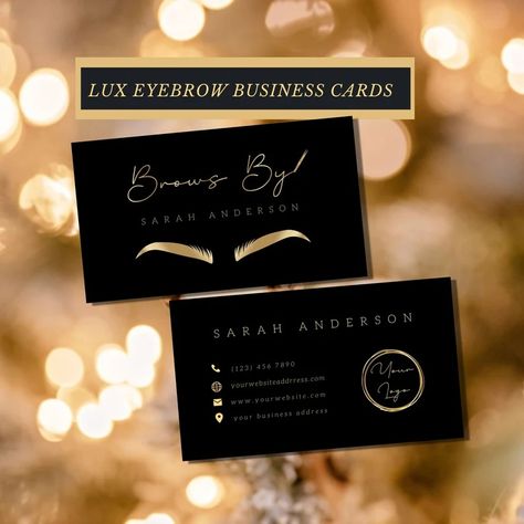 Custom EYEBROW ARTIST BUSINESS Card, Luxury Microblading Cards With Logo Qr Code, Editable Brow Business Card Canva Template, Brow Threading - Etsy Canada Eyebrow Business, Eyebrow Artist, Brow Business, Artist Business Card, Brow Threading, Free Qr Code, Buisness Cards, Stylist Business Cards, Referral Cards