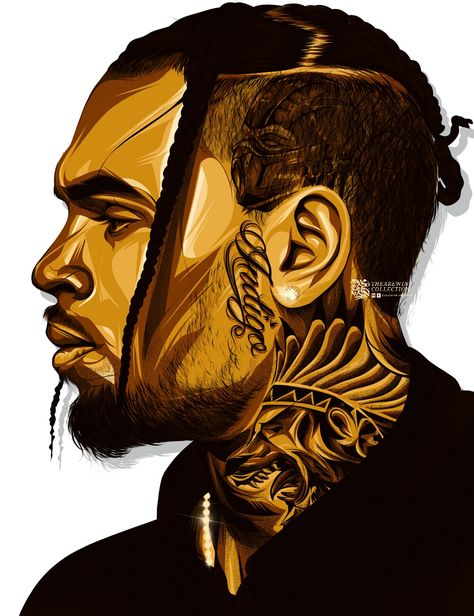 FAN ART Chris Brown Fan Art, Chris Brown Artwork, Chris Brown Painting, Chris Brown Cartoon, Chris Brown Drawing, Chris Brown Art, Chris Brown Wallpaper, Trill Art, Hip Hop Artwork