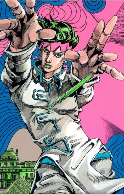 Kishibe Wallpaper, Rohan Kishibe Wallpaper, Traditional Femininity, Jojo Characters, Sharp Features, Rohan Kishibe, Jojo Fashion, Stand User, Arte Ninja