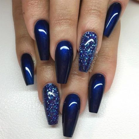 Bright Summer Acrylic Nails, Blue Gel Nails, Nails Now, Matte Nails Design, Her Nails, Blue Nail Designs, Super Nails, Ideas Nails, Summer Acrylic Nails