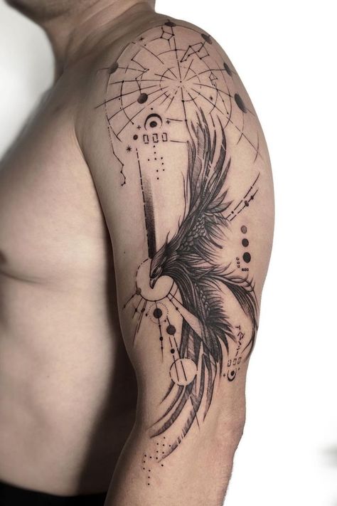 Ignite Your Inspiration with 40+ Phoenix Tattoo Ideas - Tweakbee How I Met Your Mother Quotes, Phoenix Tattoo Men, Phoenix Tattoo Ideas, Phoenix Tattoo For Men, Rising Phoenix Tattoo, Fierce Tattoo, Wrist Tattoo Cover Up, Phönix Tattoo, Hawk Tattoo