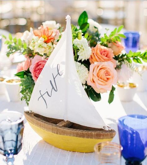 We found the most idyllic place for a harbor wedding!  #pacificnorthwestwedding #harborweddingvenues #harborweddingideas #weddingtrends Nautical Wedding Centerpieces, Nautical Wedding Reception, Martha Weddings, Boat Wedding, Nautical Wedding Theme, Seaside Wedding, Coastal Wedding, Martha Stewart Weddings, Nautical Wedding