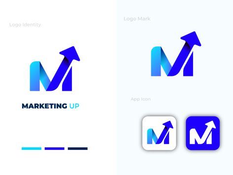 Marketing Up Logo | Modern Logo | Digital Logo by Mamun islam Sales Logo Design, Digital Marketing Logo Design, Digital Marketing Logo, Marketing Logo Design, Logo Star, Digital Logo, Up Logo, Marketing Logo, Logo Modern