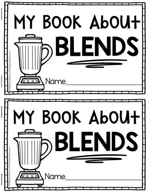 Blends Kindergarten, Consonant Blends Activities, Consonant Blends Worksheets, Phonics Ideas, Kinder Centers, Blends Activities, Phonics Blends, Letter Blends, Blends Worksheets