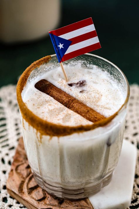 Puerto Rican Coquito Recipe, Cubano Recipe, Coquito Drink, Puerto Rican Coquito, Coquito Recipe, Coconut Drink, New Drink, Coconut Drinks, Cocktail Ideas