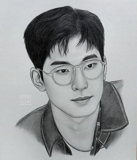 #wonwoo #wonwoofanart #seventeen #seventeenfanart #wonwooseventeen #fanart #kpopfanart Wonwoo Portrait, Seventeen Drawing Easy, Seventeen Drawing Pencil, Wonwoo Sketch, Wonwoo Drawing, Seventeen Sketch, Wonwoo Fanart, Seventeen Drawing, Bts Sketch