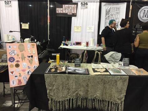 We're here!! Philadelphia tattoo convention booth 526 come by and say hi #eyeKANDI #eyekandiink #ink #villianarts #philadelphiatattooconvention #philadelphiatattoo #tattooartist #artist #art #phillyconvention #philly #photooftheday #biker #coldasamofo Tattoo Convention Booth Ideas, Tattoo Convention Booth, Tattoo Booth Ideas, Convention Booth Design, Convention Tattoo, Convention Booth, Tattoo Convention, Art Fair Booth, Event Booth