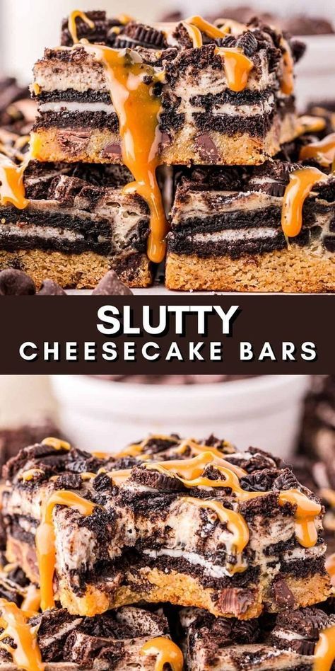 Oreo Cheesecake Bars, Cheesecake Bar Recipes, Dessert Bar Recipe, Cheesecake Desserts, Cheesecake Bites, Cake Bars, Cookie Bar Recipes, Cheesecake Bars, Desserts To Make