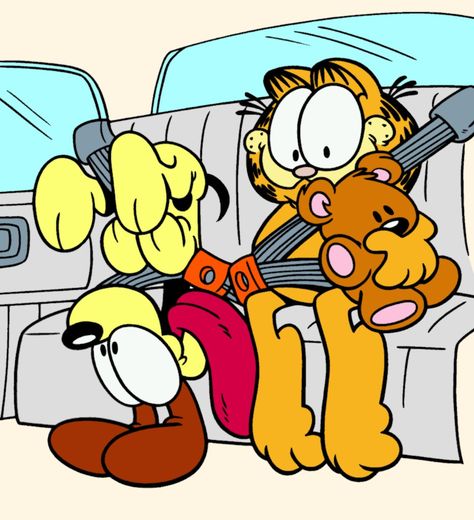 Odie And Garfield, Garfield And Odie Matching Pfp, Garfield X Odie, Vampire Garfield, Garfield Items, Silly Garfield, Odie Garfield, Garfield Quotes, Best Cartoon Shows