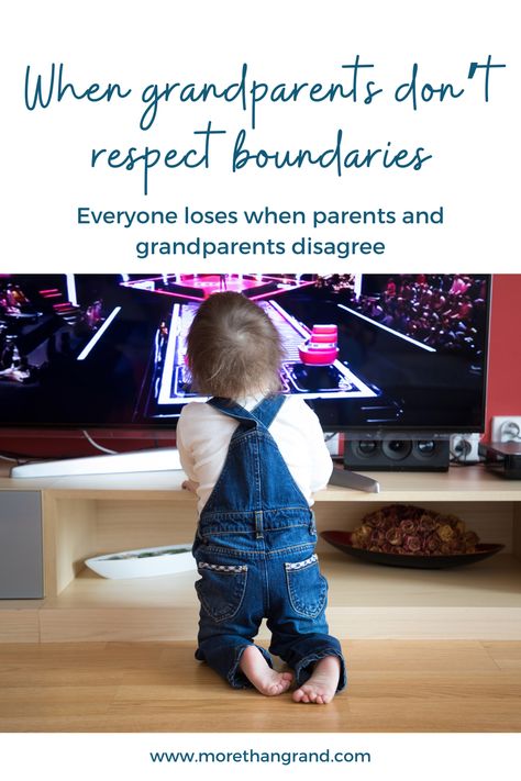 Everyone loses when parents and grandparents disagree. Click to read more. #grandparents #familydisagreements Disrespectful Grandparents Quotes, Grandparents Overstepping Boundaries, Enabling Adult Children, Grandma Shower Ideas, Grandparenting Tips, Grandparent Boundaries, Baby Proofing Ideas, Guilt Quotes, Respect Parents