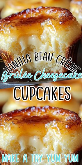 Vanilla Bean Crème Brûlée Cheesecake Cupcakes Vanilla Bean Creme Brulee Cupcakes, Vanilla Bean Cream Brulee Cheesecake Cupcakes, Vanilla Bean Cream Brûlée Cheesecake Cupcakes, Cream Brulee Cupcakes, Creme Brulee Muffins, Creme Brûlée Cupcakes, Creme Brulee Christmas, Vanilla Bean Creme Brulee Cheesecake Cupcakes, Creme Brulee Cupcakes Recipe