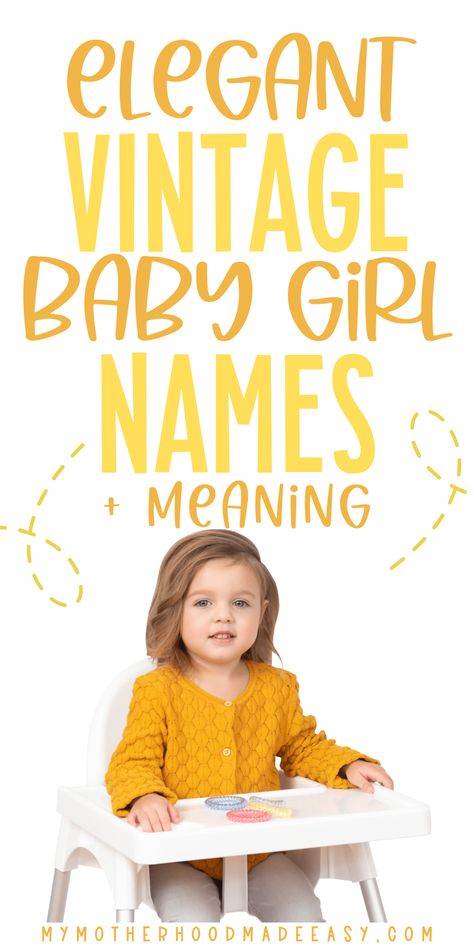 Old Baby Names Vintage, Old Names Vintage, Old Baby Names Girl, Old Names For Girls, Timeless Girl Names, Vintage Names Girl, Old Money Girl Names, Old Baby Names