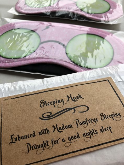 Harry Potter Spa Sleep mask Harry Potter Spa Party, Harry Potter Sleepover Ideas, Tent Party Ideas, Teepee Tent Party, Harry Potter Decor Ideas, Harry Potter Valentine, Harry Potter Theme Birthday Party, Harry Potter Sleepover, Harry Potter Bachelorette Party