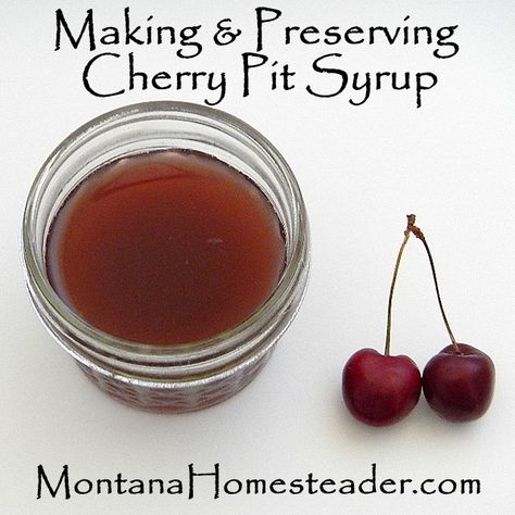 Cherry Pit Simple Syrup, Dandelion Syrup, Tea Jelly, Fruit Syrup, Canning Fruit, Dandelion Flowers, Canning Jam, Cherry Syrup, Dandelion Tea