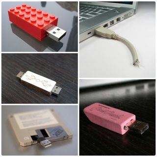 We sift through the Web to find seven of the most awesome do-it-yourself USB drives out there. Custom Usb, Diy Tech, Electronic Gadgets, Tech Toys, Thumb Drive, Gadgets And Gizmos, Usb Drive, Cool Tech, Cool Technology