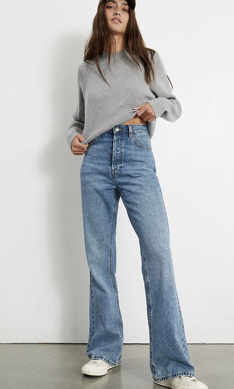 High Waisted Bootcut Jeans, High Waist Bootcut Jeans, Bootcut Jeans Outfit, Straight Jeans Outfit, High Waisted Jeans Outfit, Flare Jeans Outfit, Bootleg Jeans, High Rise Bootcut Jeans, Medium Wash Jeans