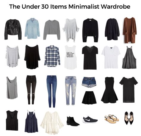 How to create a minimalist wardrobe with under 30 items. Fall Capsule Wardrobe & free printable check list to help you clean out your closet. lifegoalsmag.com Minimalist Moda, Minimalist Closet, Minimal Wardrobe, Mode Tips, Fashion Capsule Wardrobe, Minimalist Capsule Wardrobe, Wardrobe Planning, Fall Capsule Wardrobe, Fashion Capsule