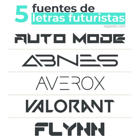 5 Fuentes de letras futuristas gratis - Regardis Logo Dj, Logo Club, Minecraft, Dj