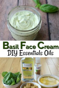 Is your garden overflowing with basil? Combine your garden basil with essential oils to make this healthy face cream! #essentialoilsskincare #garden #basil #facecream #diy #healthyliving Face Cream Diy, Face Cream Recipe, Essential Oil Skin Care, Basil Essential Oil, Face Cream For Wrinkles, Natural Face Cream, Healthy Face, Face Serums, Diy Lotion