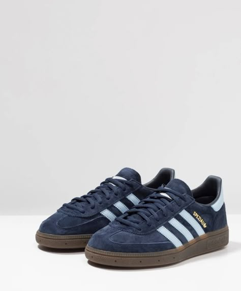 Dark Blue Spezial Adidas, Dark Blue Sambas, Spezial Adidas Blue, Adidas Spezial Blue Outfit, Navy Sambas, Blue Spezials, Blue Adidas Spezial, Adidas Spezial Blue, Dark Blue Adidas