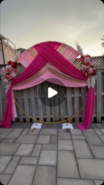 Crystal Events by Preeti Chopra | Welcoming the little one with a stunning baby shower! ✨ Featuring criss-cross pattern curtains and beautiful floral decorations. Subscribe... | Instagram Sweet 16 Winter Wonderland, Pageant Stage, Draping Ideas, Cross Background, Pattern Curtains, Circle Backdrop, Backdrop Decor, Diy Wedding Backdrop, Curtain Backdrops