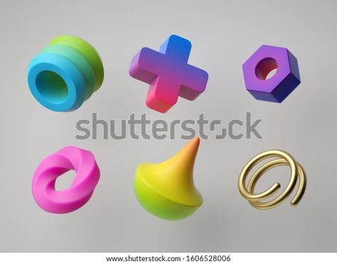 Abstract 3d Shapes, 3d Geometric Shapes, 3d Shapes, 3d Icons, 3d Artwork, 3d Render, Abstract Shapes, Image Illustration, Building Blocks