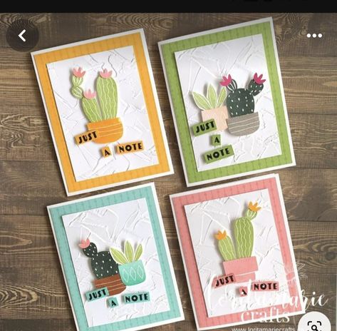 Cactus Card Ideas, Stampin Up Cactus Cuties, Cactus Cuties Stampin Up Cards, Succulent Cards, Cactus Cards, Cactus Stamp, Cactus Card, Flowering Cactus, Writing Paper Printable Stationery