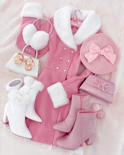 All Posts • Instagram Pink Coat Winter, Pink Christmas Bedroom, Pearl Bow Necklace, Christmas Outfit Aesthetic, Pink Princess Aesthetic, Boss Lady Outfit, Choose Your Fighter, Winter Princess, Pastel Outfit