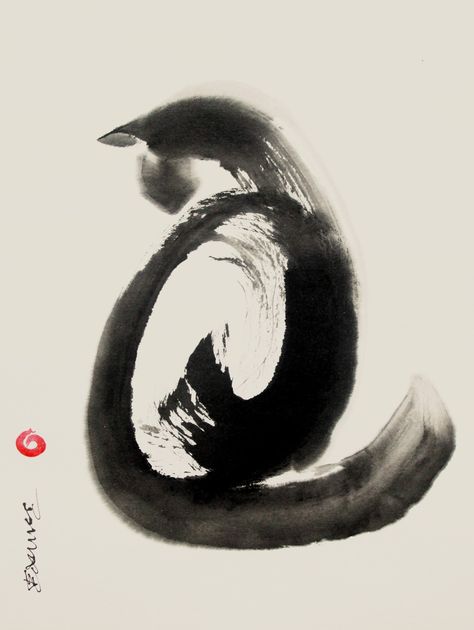 Ink, 45x35 cm Paint Swatch Art, Japanese Ink Painting, Cats Art Drawing, Zen Painting, Sumi E Painting, Japan Painting, Chinese Art Painting, Japanese Drawings, Canvas Art Projects