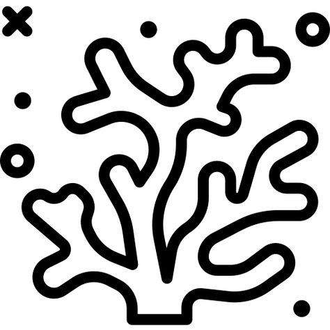 Small Easy Drawings, Coral Drawing, تزيين دفاتر, Ocean Crafts, Search Icon, Character Building, Free Icon, More Icon, Animated Icons