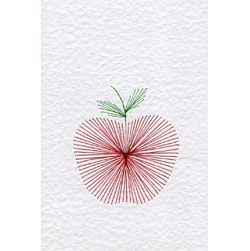 Apple Card Stitching Patterns Free, Stitching Cards Patterns, Dutch Crafts, Paper Embroidery Tutorial, Free Stitching, Embroidery Cards Pattern, Stitched Cards, Apple Pattern, Stitch Cards