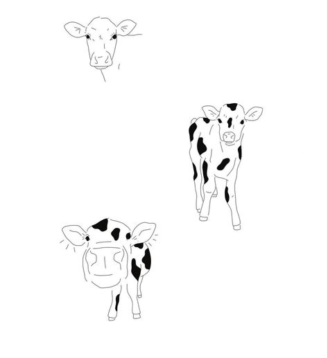 Minimalistic Cow Tattoo, Fine Line Scissor Tattoo, Fine Line Cow Tattoo, Simple Cow Tattoo, Tiny Cow Tattoo, Cow Tattoos, Sheep Tattoo, Cow Tattoo, Minimal Tattoo Design