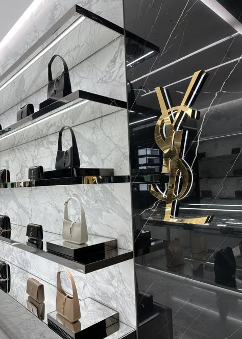 Ysl Background, Yves Saint Laurent Wallpaper, Yves Saint Laurent Aesthetic, Sac Yves Saint Laurent, Ysl Store, Saint Laurent Aesthetic, Ysl Aesthetic, Room Frames, My Love Photo