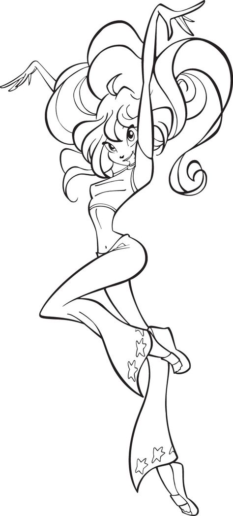 Winx Coloring Pages, Cute Coloring Page, Fairy Sketch, Bloom Winx Club, Detailed Coloring Pages, Coloring Pages For Girls, Outline Drawings, Coloring Book Art, Cute Coloring Pages