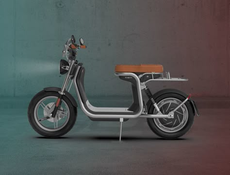 Cafe Cruiser, Modern Retro Design, Steampunk Motorcycle, Electric Moped, Electric Bike Bicycles, Biking Diy, Scooter Design, Scooter Bike, Scooter Motorcycle