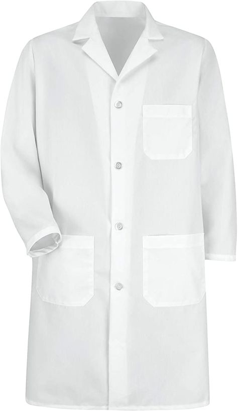 Lab Coats For Men, Men's Lab Coat, White Lab Coat, Latest African Men Fashion, Red Kap, Coat White, Lab Coats, White Lab, Work Uniforms