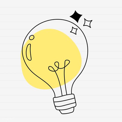 Creative light bulb doodle vector | free image by rawpixel.com #vector #vectoart #digitalpainting #digitalartist #garphicdesign #sketch #digitaldrawing #doodle #illustrator #digitalillustration #modernart #lightbulb Light Bulb Doodle, Bulb Doodle, Doodle Vector, Free Image, Premium Vector, Light Bulb, Vector Free