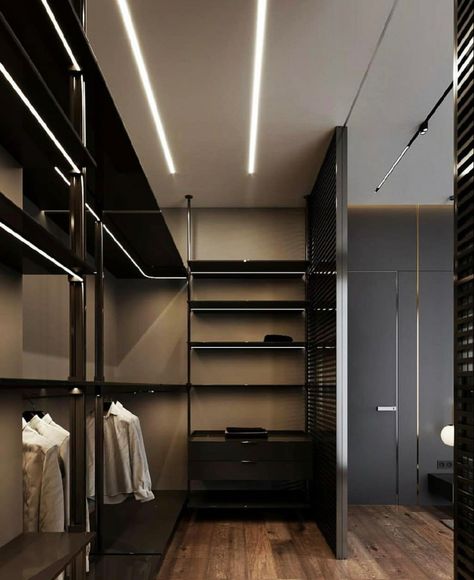 Modern Dressing Room, Spacious Bedroom, Add Design, Mood Images, Dressing Rooms, Closet Lighting, Dressing Area, Linear Lighting, Closet Designs