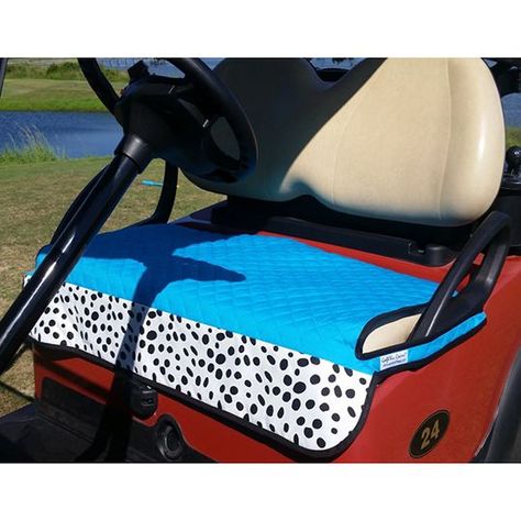 Check out Lori's Golf Shoppe: Turquoise Quilt w/ Black & White TOGO Print Golf Chic Bags Ladies Golf Cart Seat Cover! Find the best golf accessories at https://www.lorisgolfshoppe.com// Click through now to see this golf cart seat cover! Turquoise Quilt, Golf Cart Seat Covers, Golf Accessories Ladies, Golf Cart Seats, Golf Ladies, Golf Attire Women, Golf Visor, Golf Tips For Beginners, Golf Shop