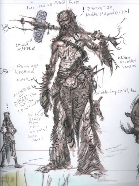 Skyrim Concept Art, Adam Adamowicz, Skyrim Art, Elder Scrolls Art, Elder Scrolls Skyrim, Concept Art Tutorial, Body Sketches, Elder Scrolls V Skyrim, The Elder Scrolls