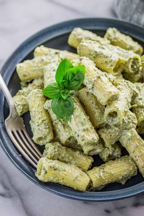 Ricotta Pesto Pasta - Coley Cooks Ricotta Pesto Pasta, Ricotta Pasta Recipes, Ricotta Pesto, Pesto Ricotta, Ramp Pesto, Pesto Pasta Bake, Creamy Pesto Sauce, Cannoli Recipe, Quick Pasta