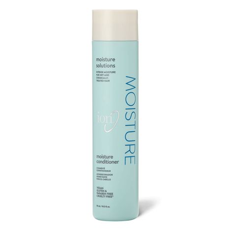 ion Moisture Conditioner provides intense moisture for dry and chemically-treated hair. Ion Moisture Conditioner 10.5 oz.  |  Sally Beauty Hydrate Hair, Sally Beauty, Moisturizing Conditioner, Moisturize Hair, Treated Hair, Soy Free, Propylene Glycol, Dry Hair, Shampoo And Conditioner